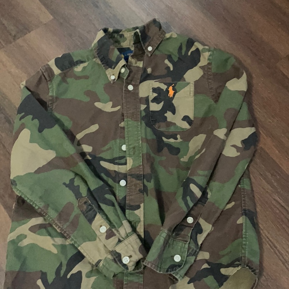 Boys Ralph Lauren camouflage polo shirt !
